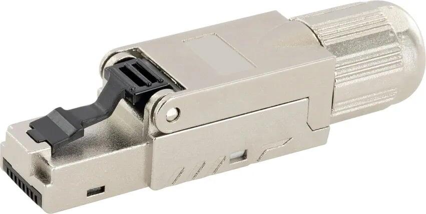 Plug RJ45 Cat.8 Schermato STP Tooless
