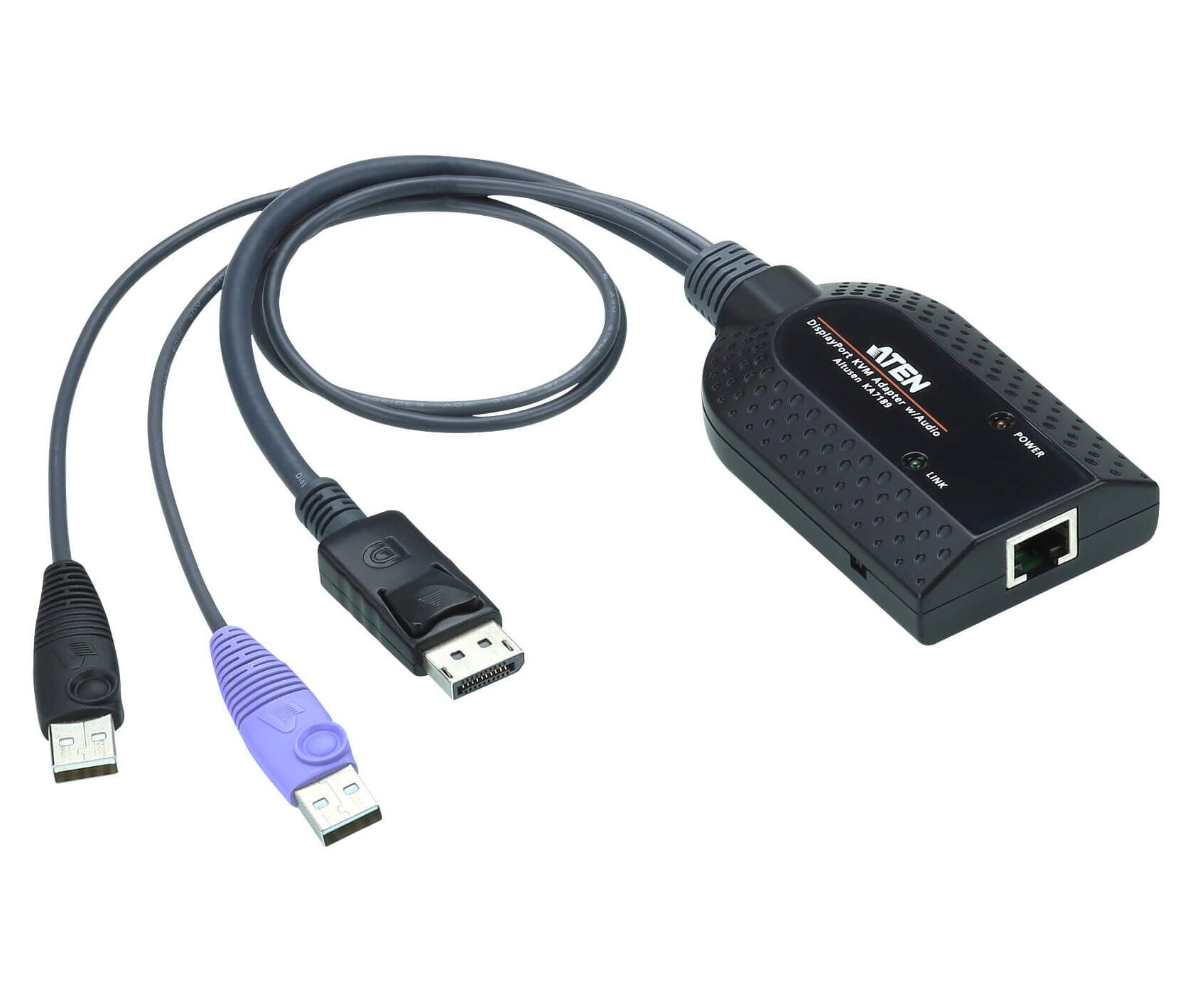 Cavo Adattatore KVM per Virtual Media USB DisplayPort, KA7189