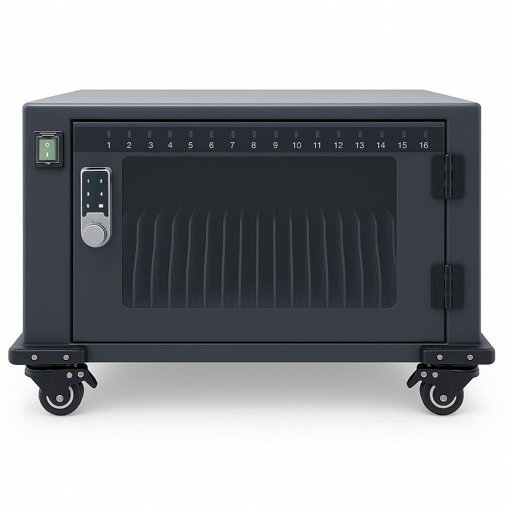 Carrello Stazione di Ricarica Ventilato per 16 Dispositivi USB-C™