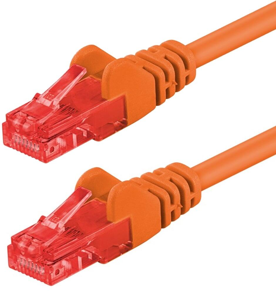 Cavo di rete Patch CCA Cat. 6 Arancione UTP 1,5 m
