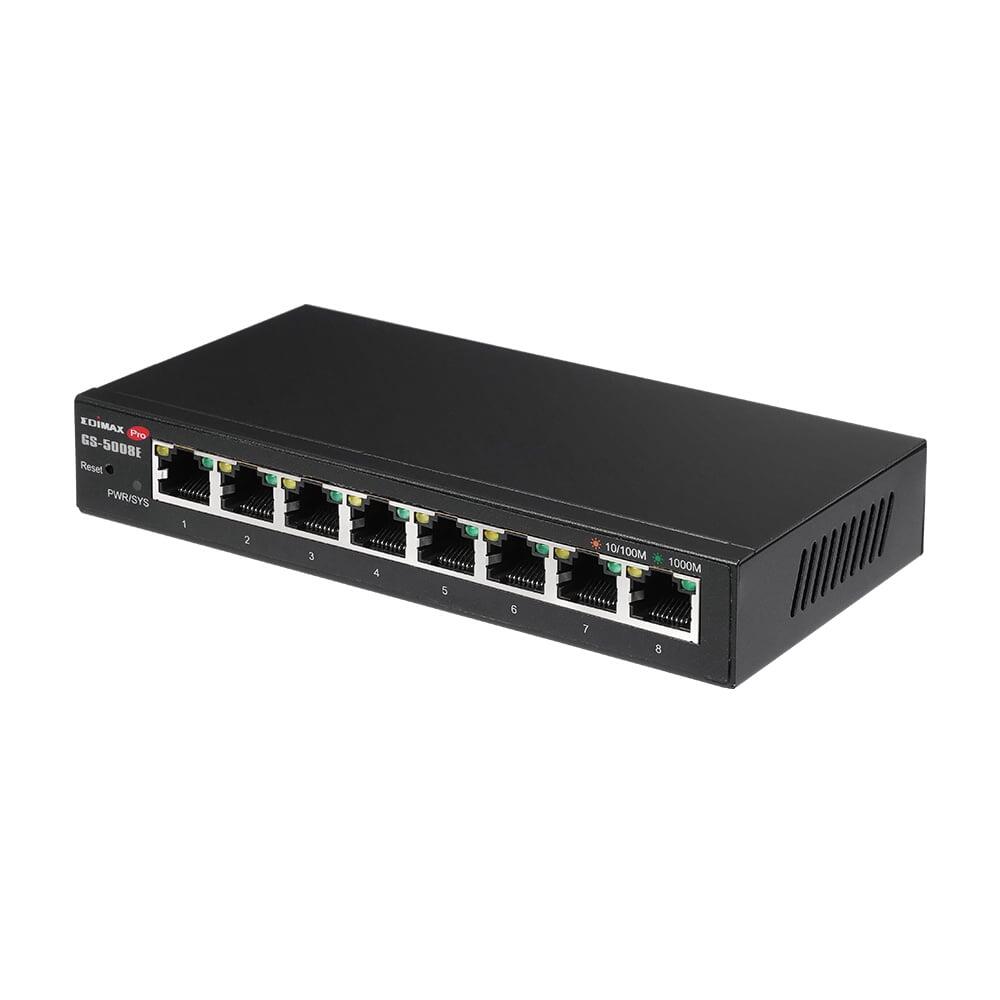Smart Switch Web Gigabit 8 porte, GS5008E