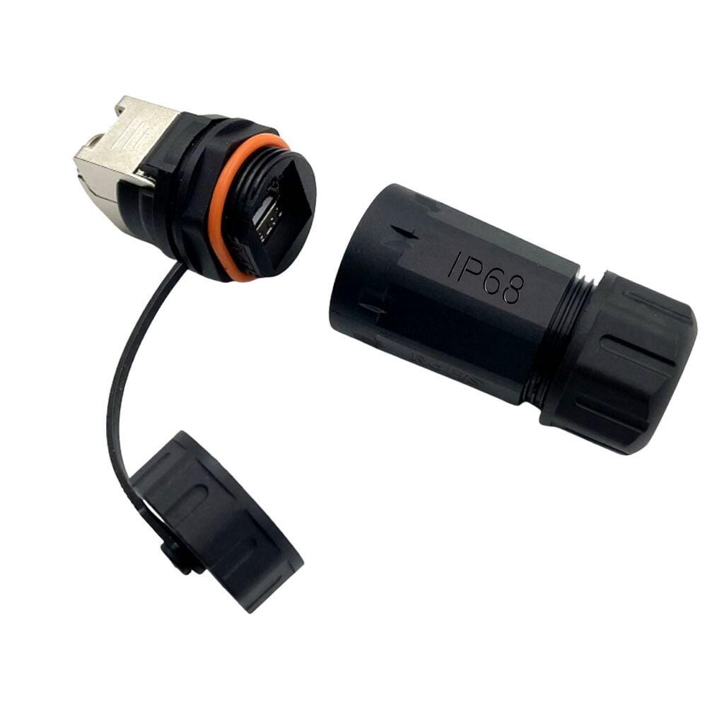 Frutto Toolless da Pannello RJ45 Cat.6 STP Impermeabile IP68