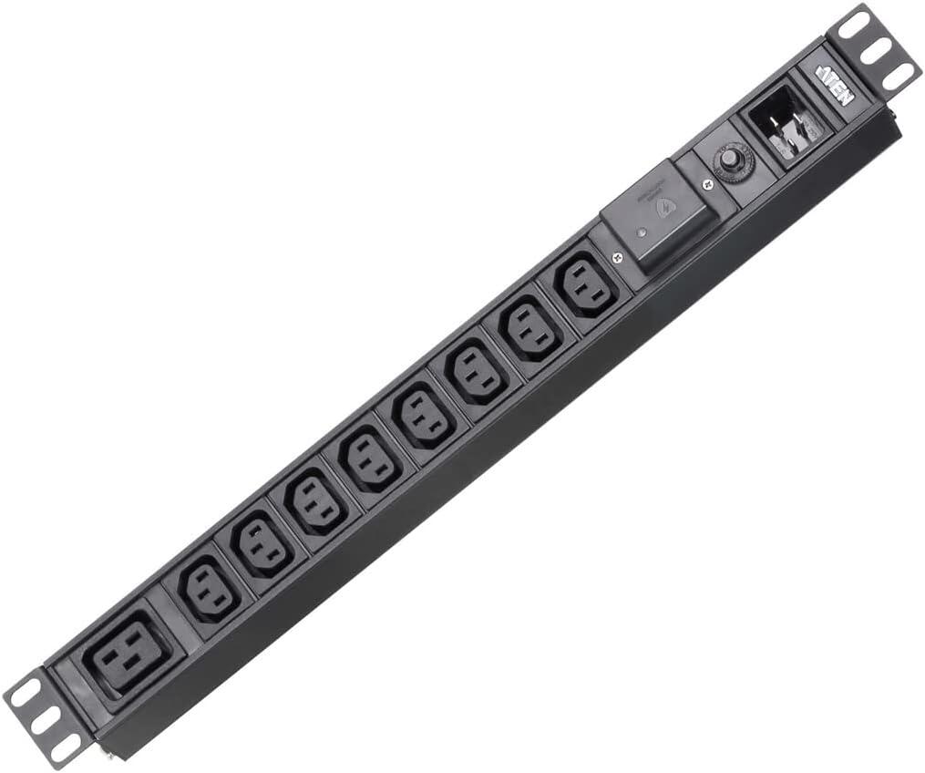 Multipresa Rack PDU 1U 9 Prese con Protezione da Sovratensione