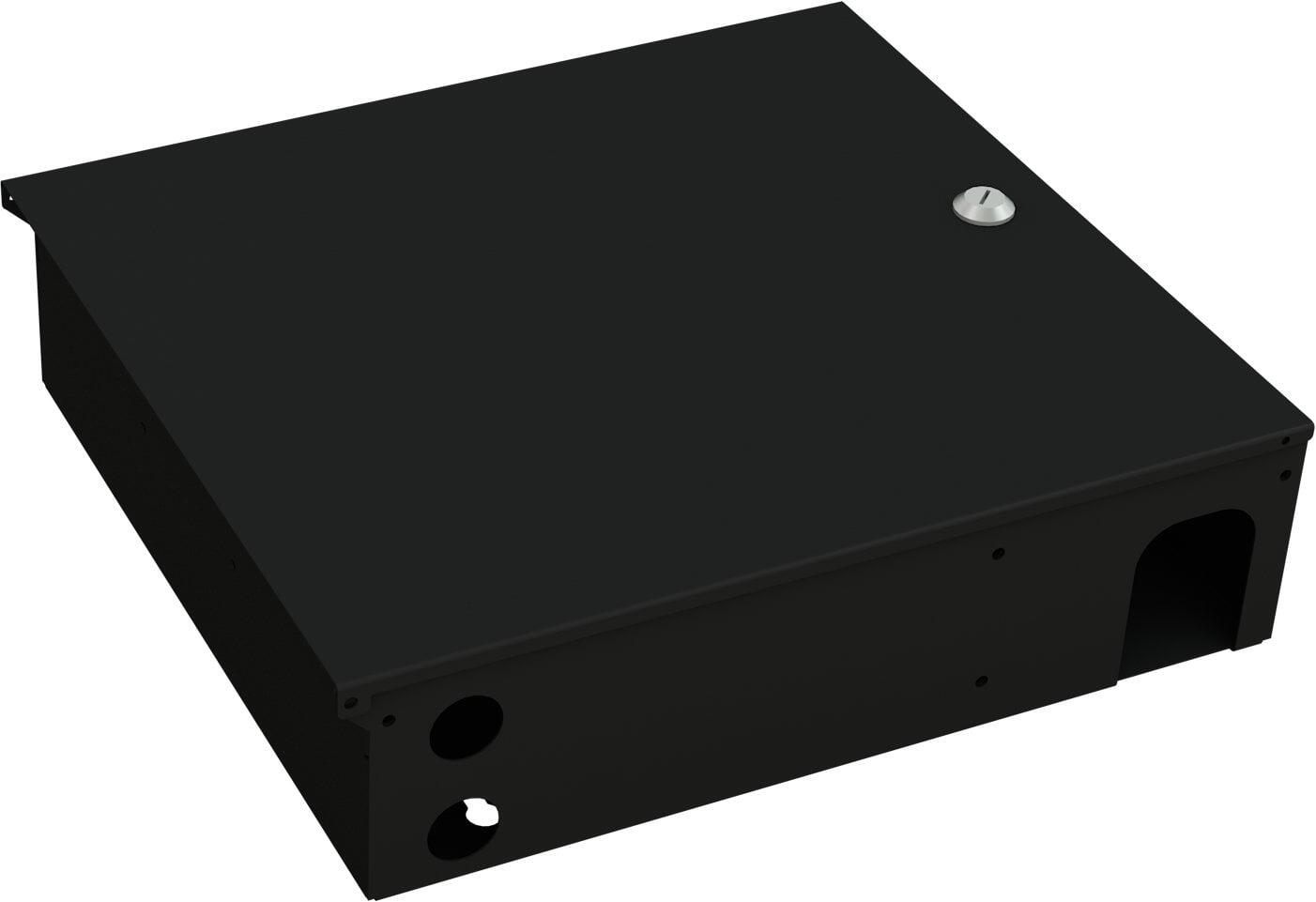 Box a Muro per Fibra Ottica Medium Nero