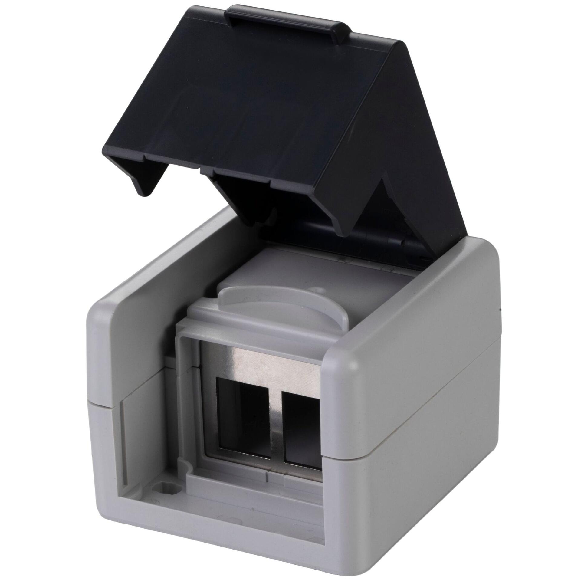 Scatola a Muro per 2 Frutti Keystone Slim IP44