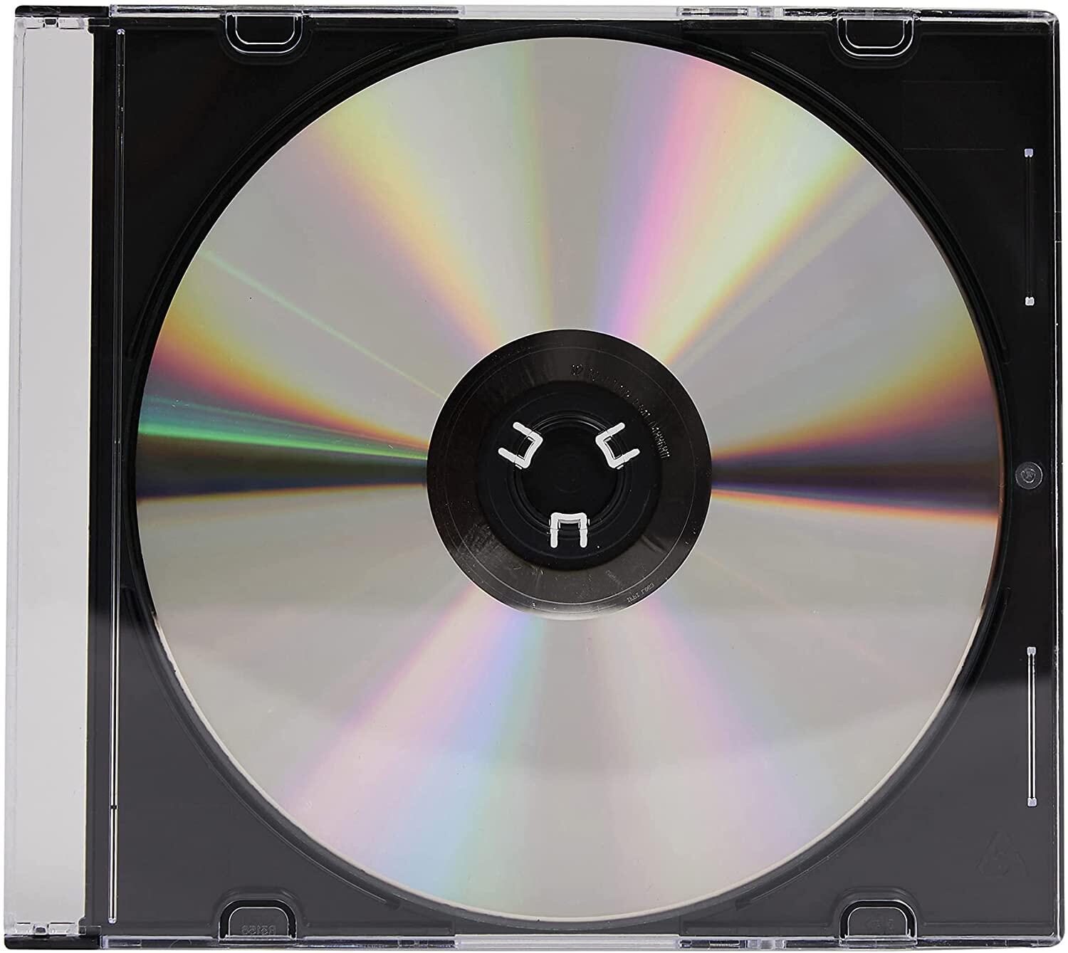 Porta CD Slim Jewel Case Nero