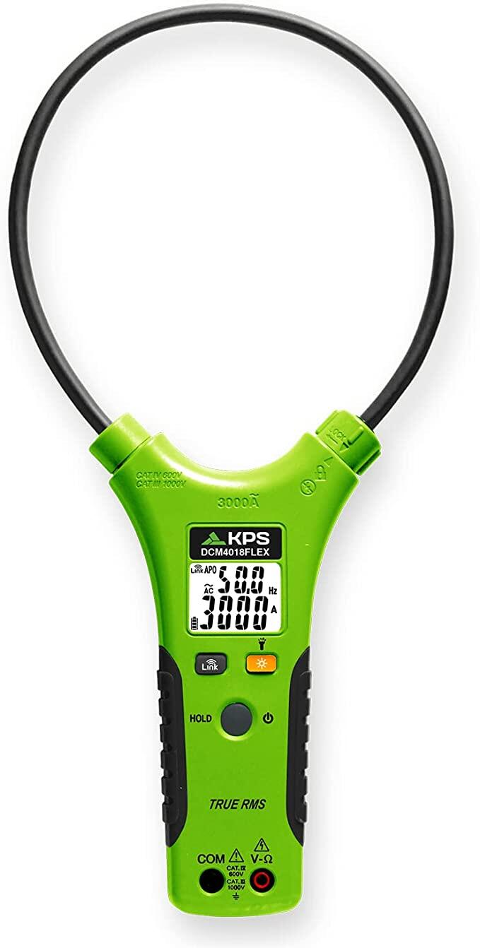 Pinza Amperometrica Flessibile Bluetooth TRMS 10.000 Counts, DCM4018FLEX