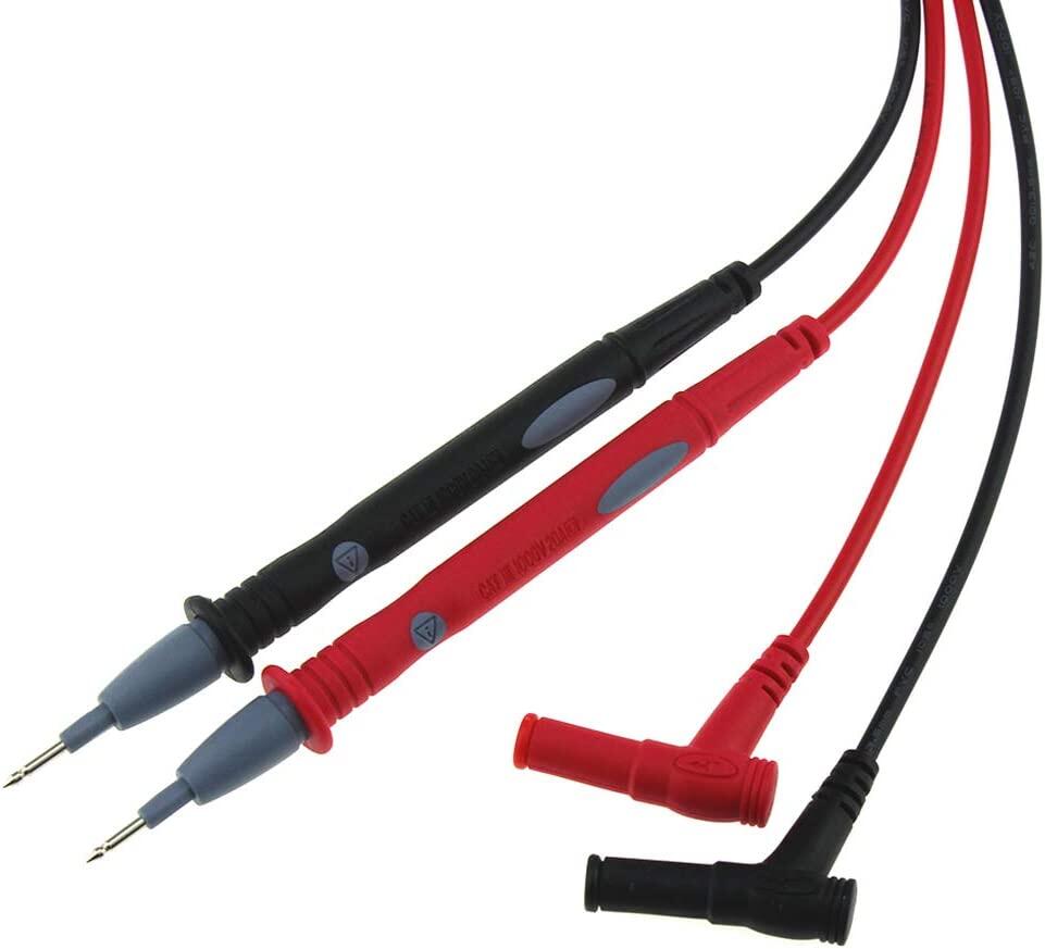 Coppia Puntali per Tester Multimetro CAT.III 1000V Cavi di Prova