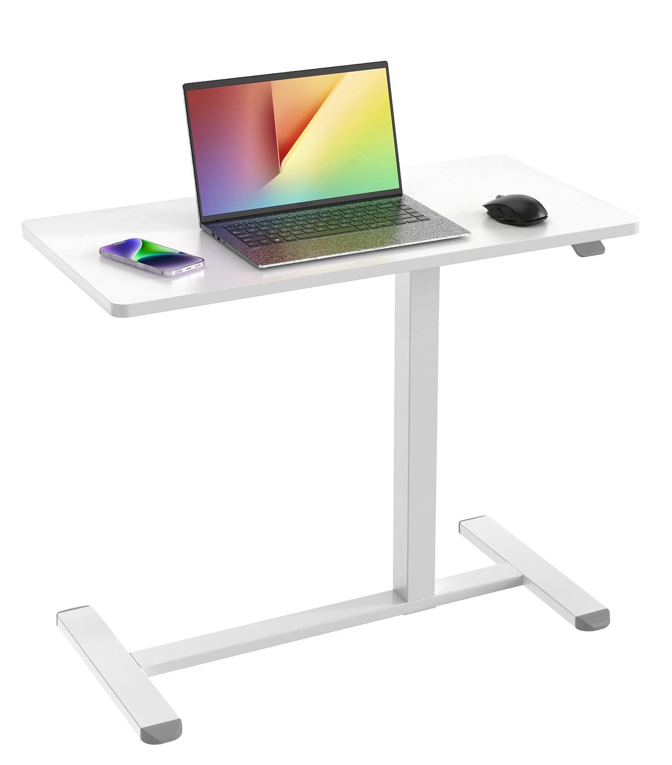 Sit-Stand Scrivania Compatta Postazione di Lavoro con Altezza Regolabile