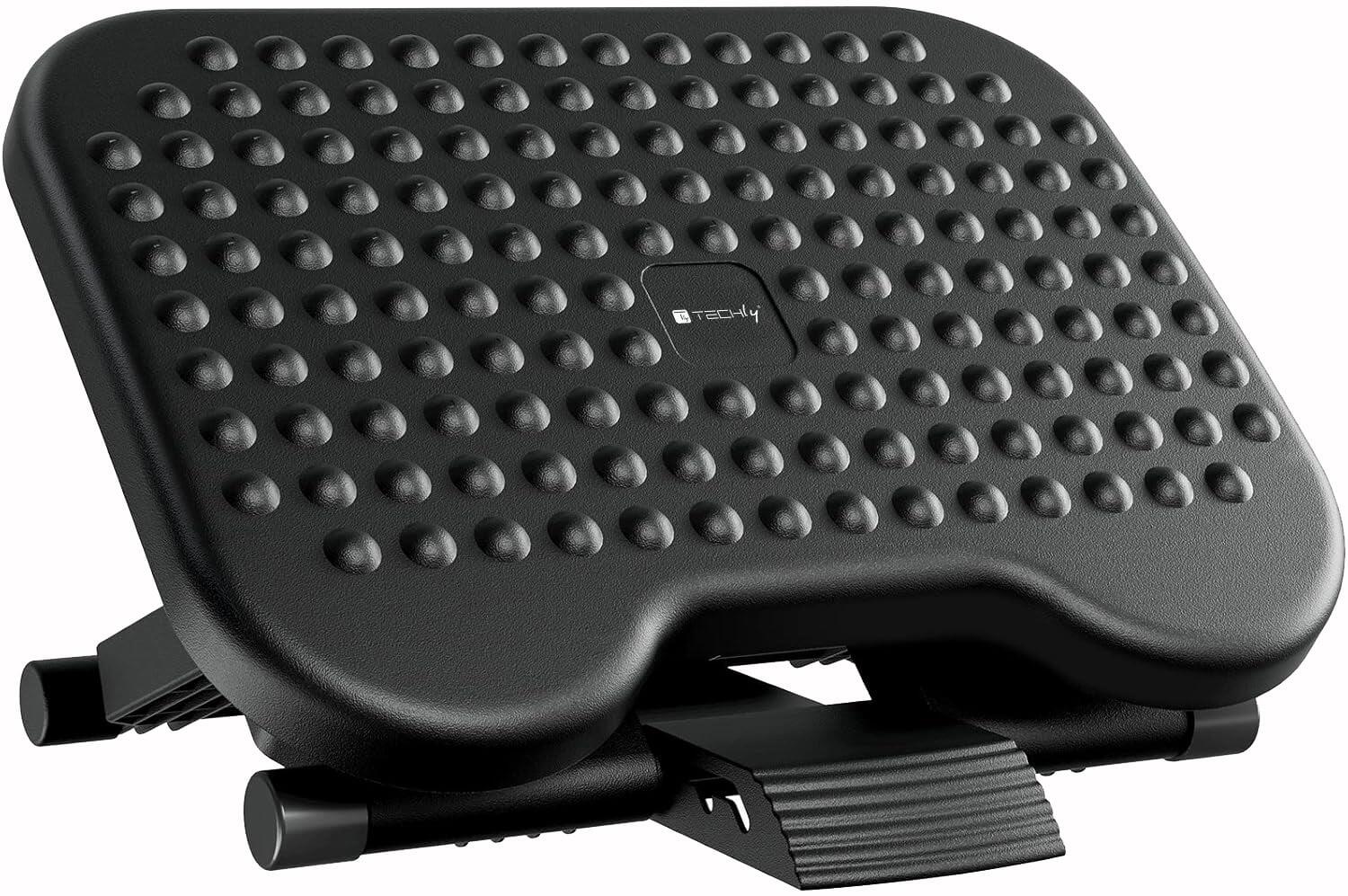 Poggiapiedi Antiscivolo Regolabile in Altezza e Inclinazione