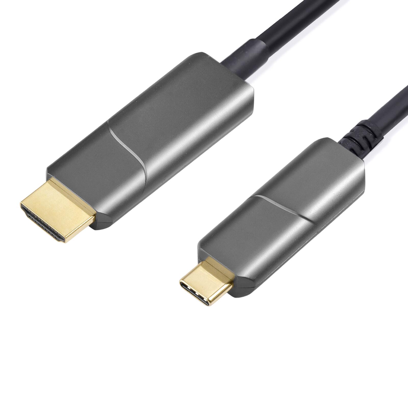 Cavo Ottico Attivo (AOC) da USB-C™ M a HDMI-A M 20 m
