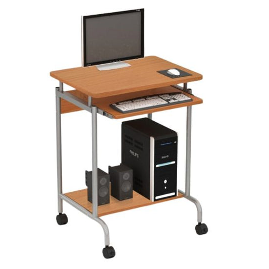 Scrivania Mobile "Compact" per Computer Ripiano Tastiera Scorrevole