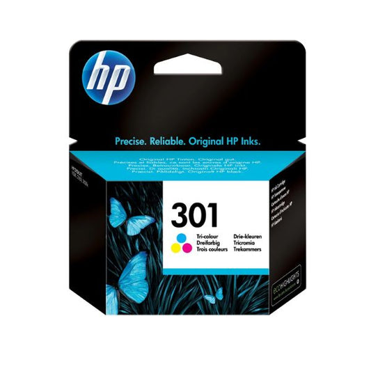 Cartuccia inchiostro Originale HP 301 Tricolore