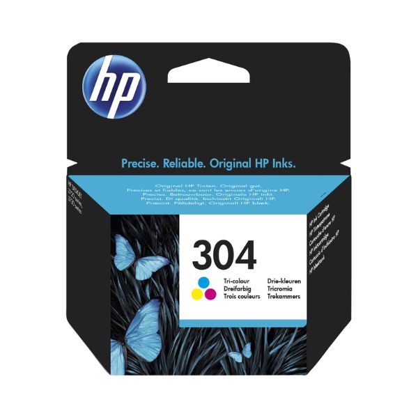 Cartuccia inchiostro Originale HP 304 Tricolore