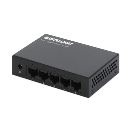 Switch 5 Porte Gigabit Autosensing con Risparmio Energetico – Nero