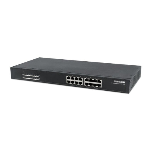 Switch Gigabit 16 Porte Ethernet PoE+ Nero