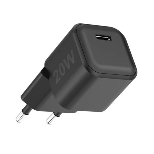 Caricatore AC MINI GaN 20W con porta USB Type-C PD, colore nero