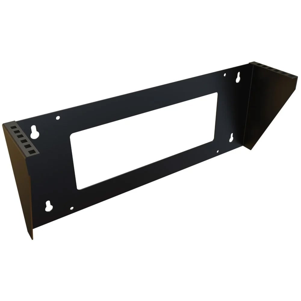 Staffa di Montaggio da Muro Verticale 19'' Easyline 2U Nero