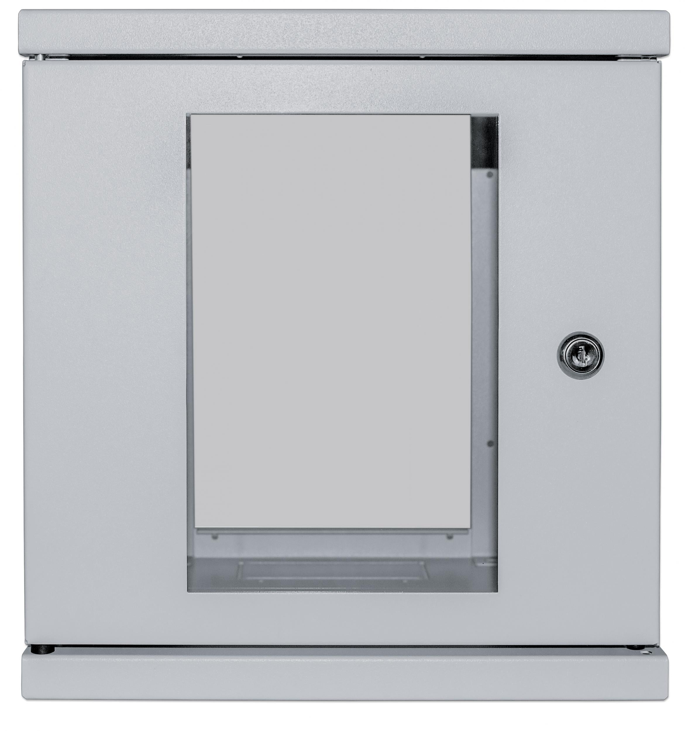 Armadio Rack 10'' a muro 6U Grigio