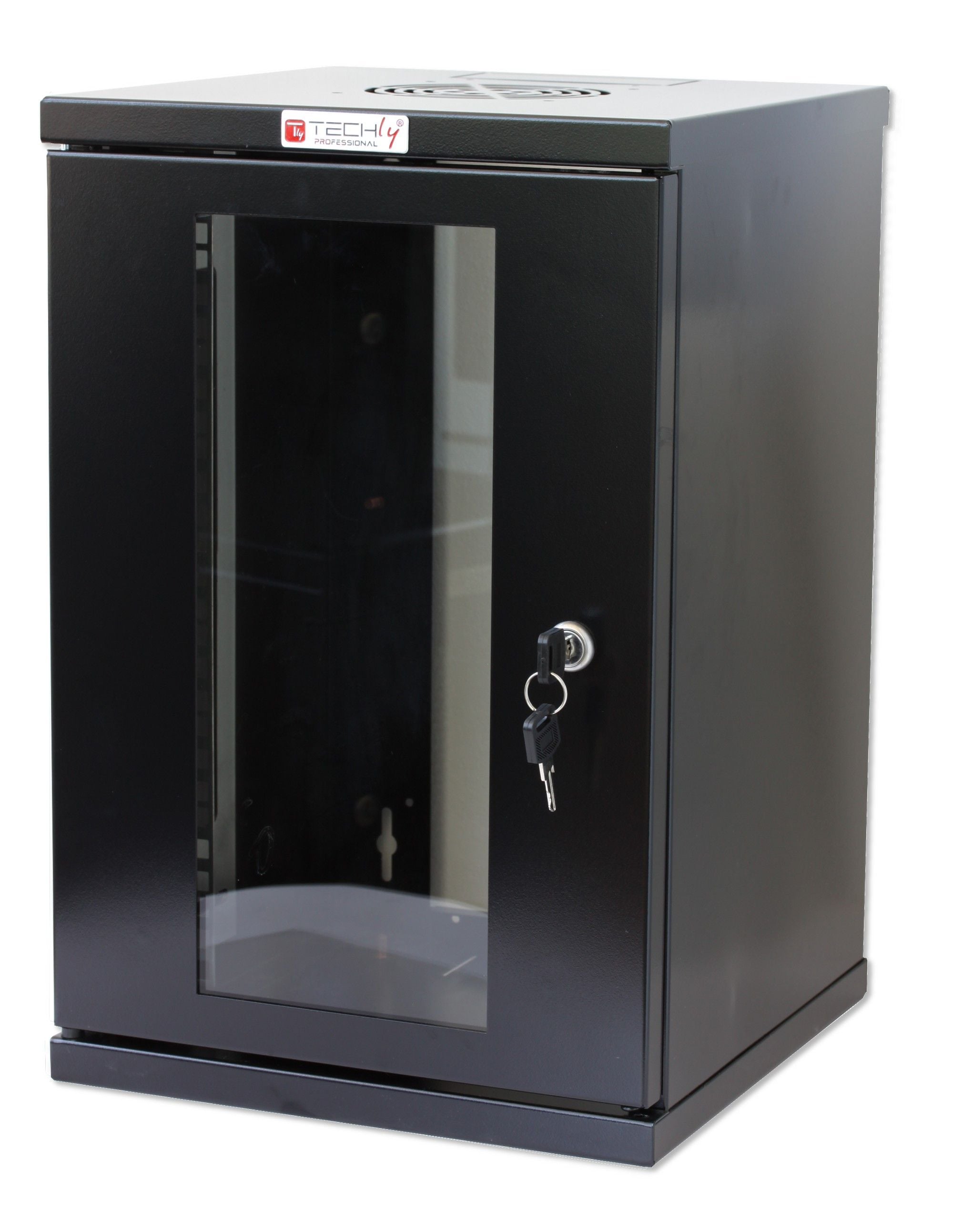 Armadio Rack 10'' a muro 9 unità Nero