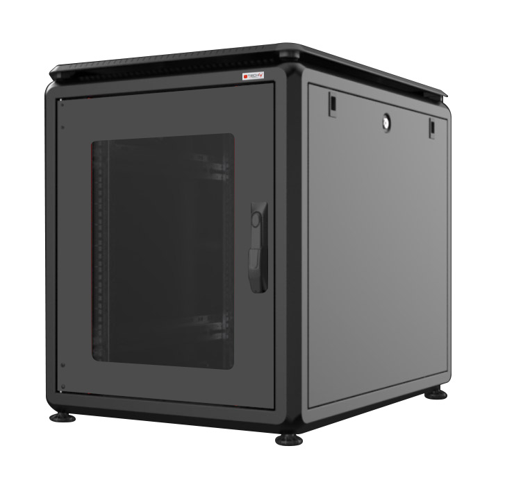 Armadio Server Rack 19'' 600x1000 12 Unità Nero da sotto-scrivania serie Evolution