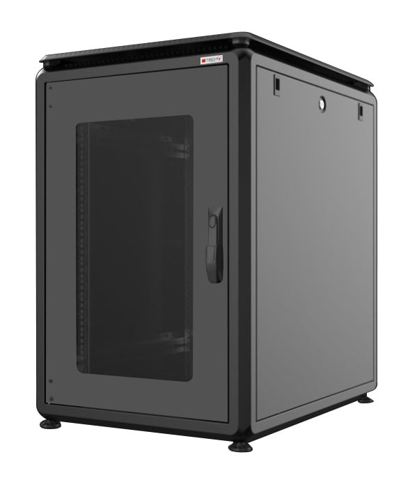 Armadio Server Rack 19'' 600x1000 16 Unità Nero serie Evolution