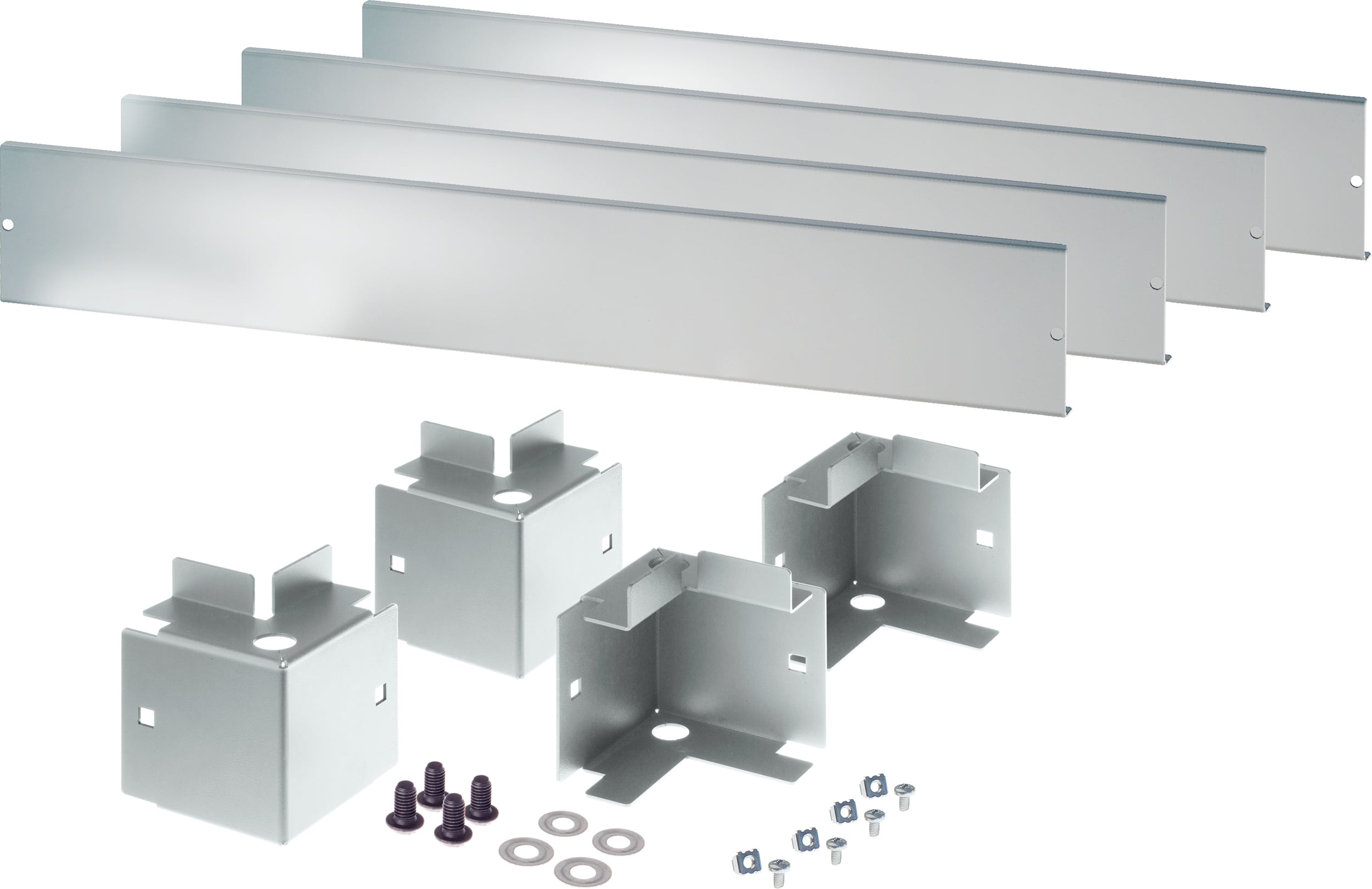 Zoccolo 800 x 800 mm per Armadi Rack Serie NextGen Grigio