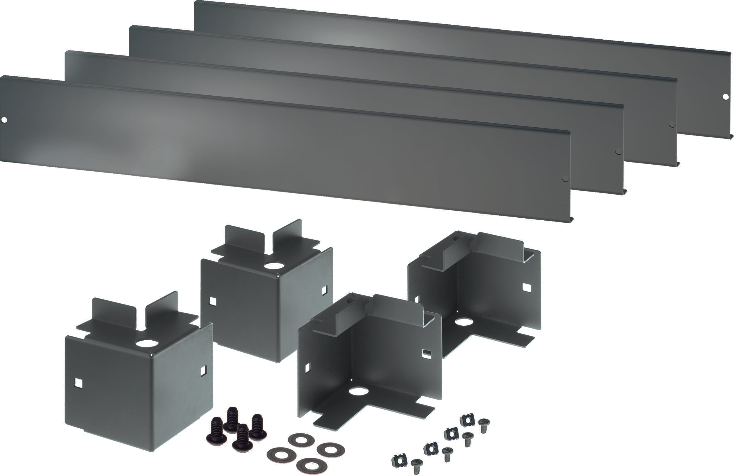 Zoccolo 600 x 1200 mm per Armadi Rack Serie NextGen Nero