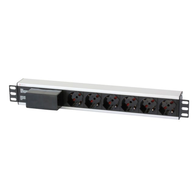 Multipresa 6 Posti da Rack 19'' con Magnetotermico Spina Italiana Cavo 3 metri 1U
