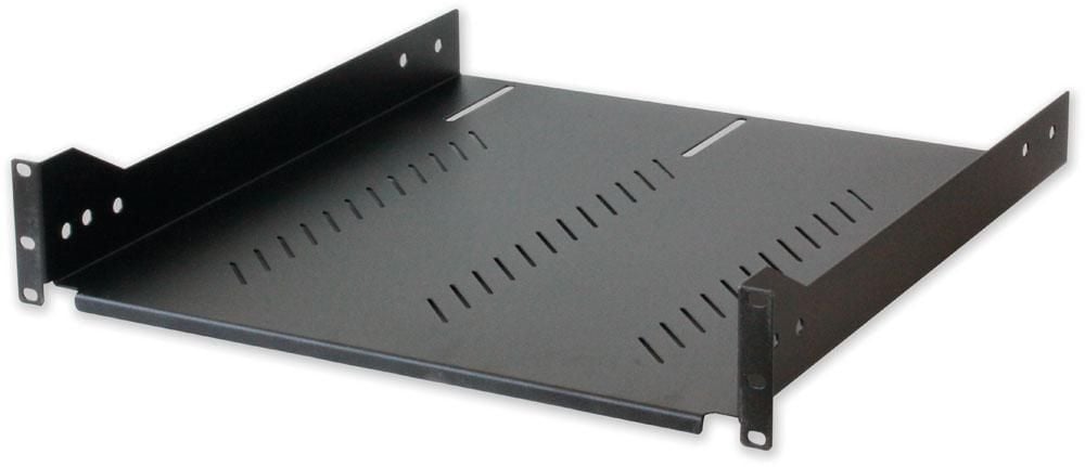 Mensola per Rack 19'' 470 mm 2U Nera 4 punti