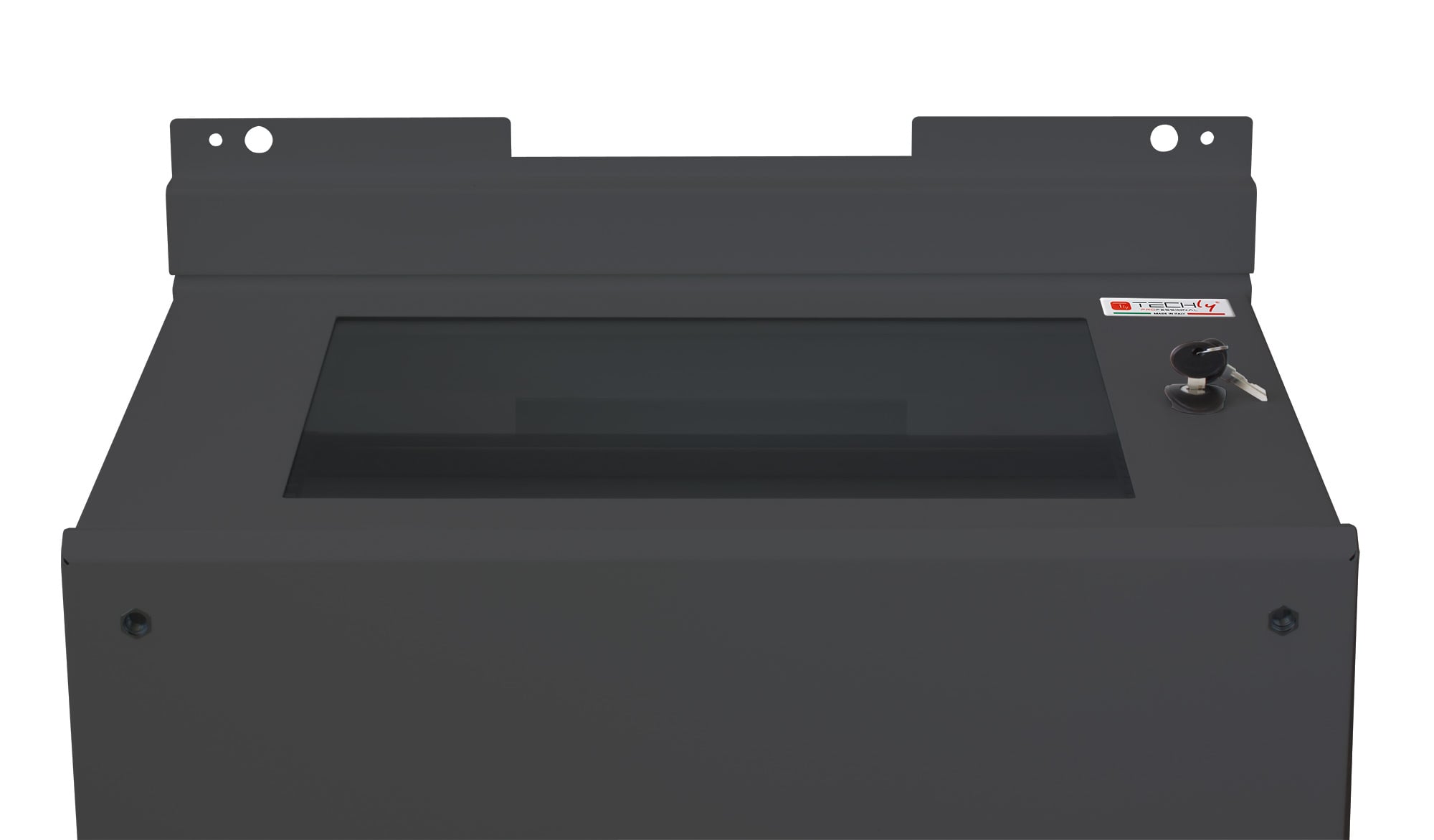 Staffe a Parete per Fissaggio Armadio Serie EE Nero