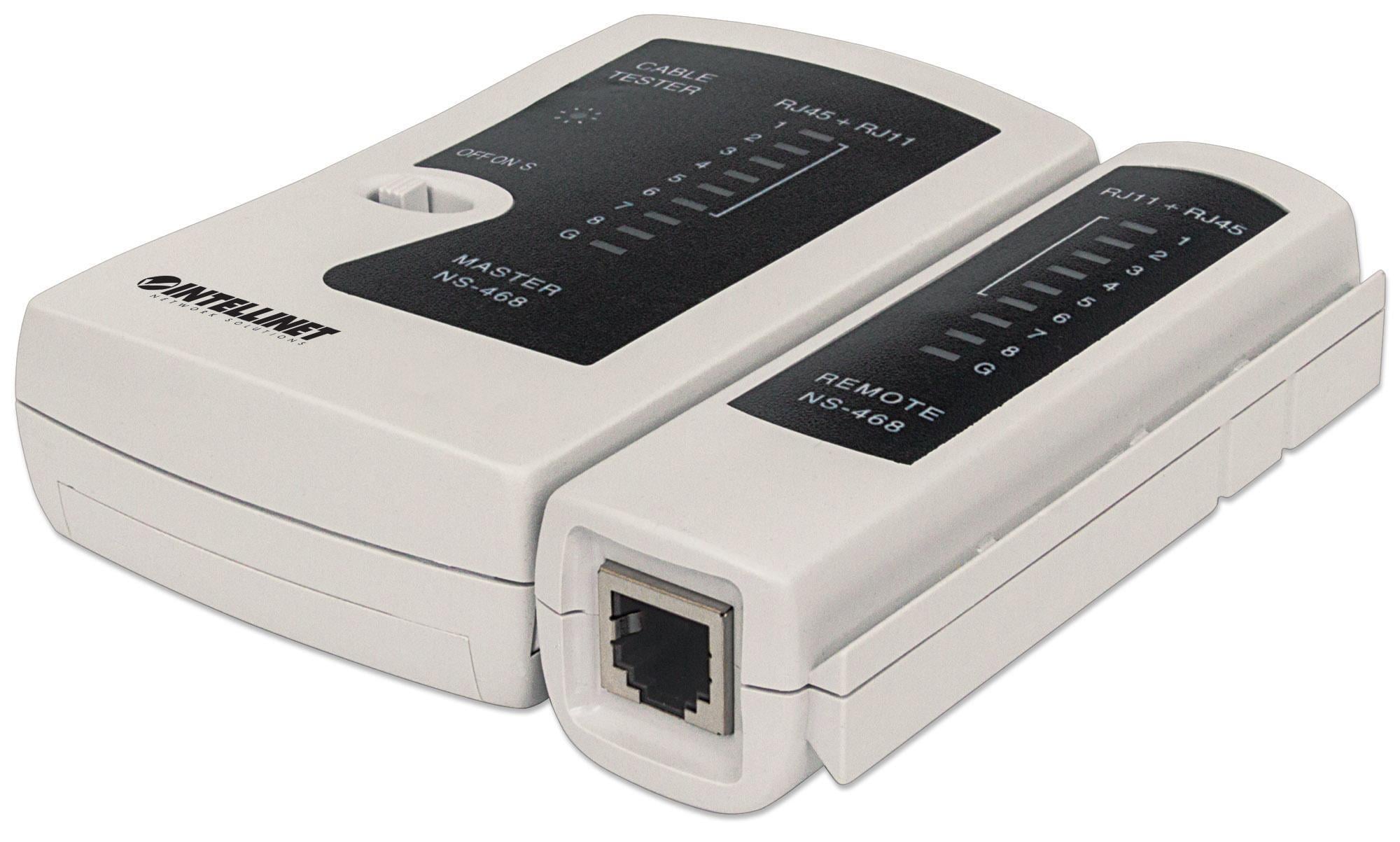 Tester di Rete per Cavi RJ11/12 & RJ45