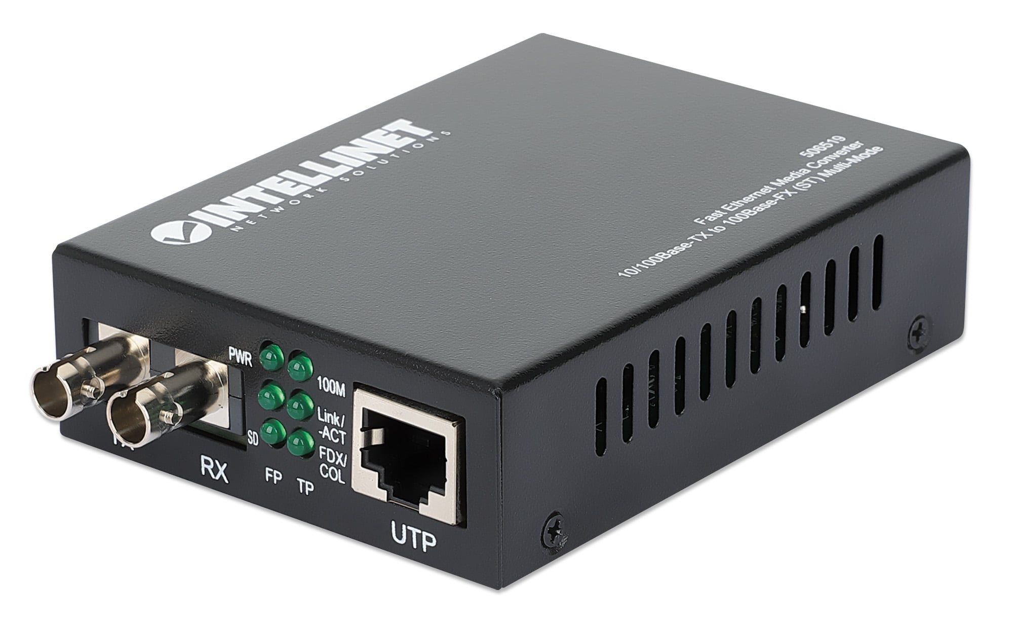 Convertitore RJ45 - Fibra ST 100Base-TX