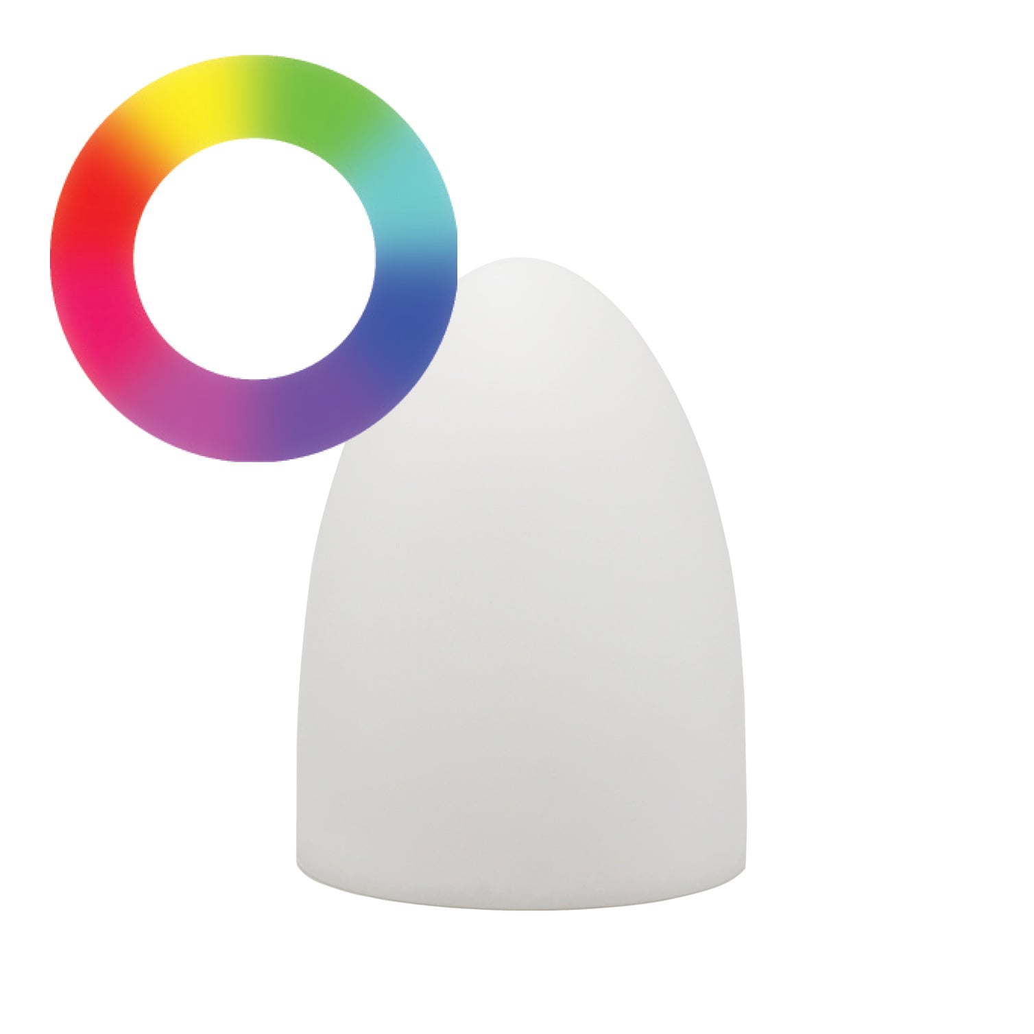 Lampada LED Multicolore di forma Ovale