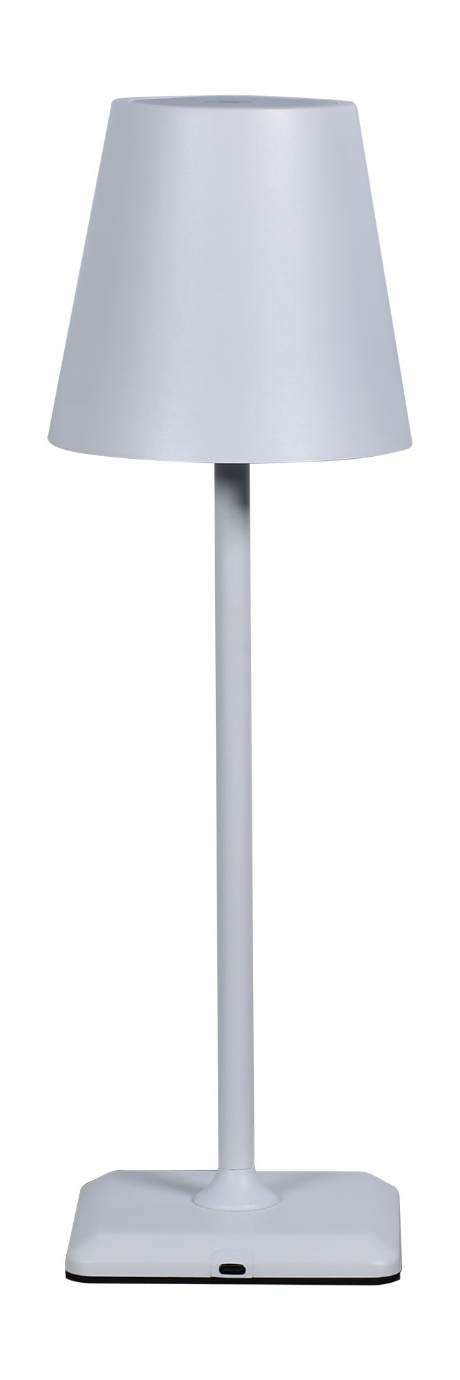 Lampada da Tavolo LED Senza Fili USB-C™ Dimmerabile in Metallo Bianco