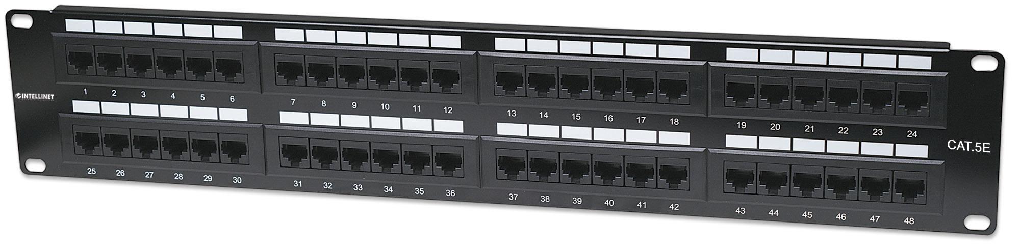 Pannello Patch UTP 48 Posti RJ45 cat. 5E