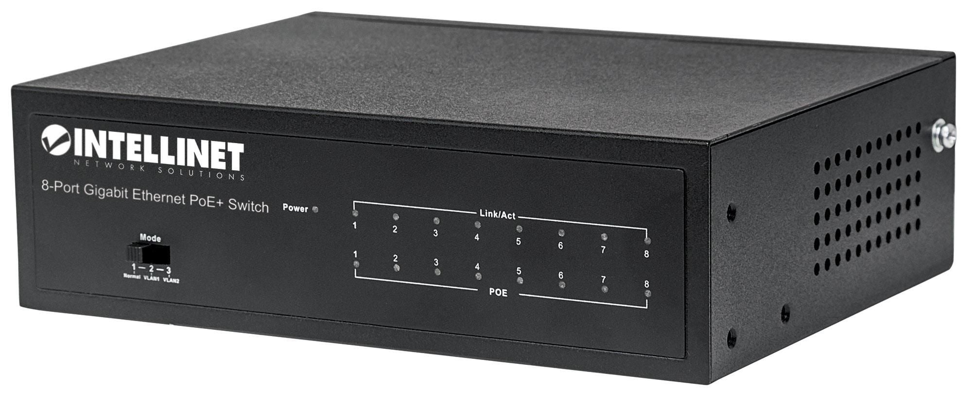 Switch Gigabit Ethernet 8 Porte PoE+