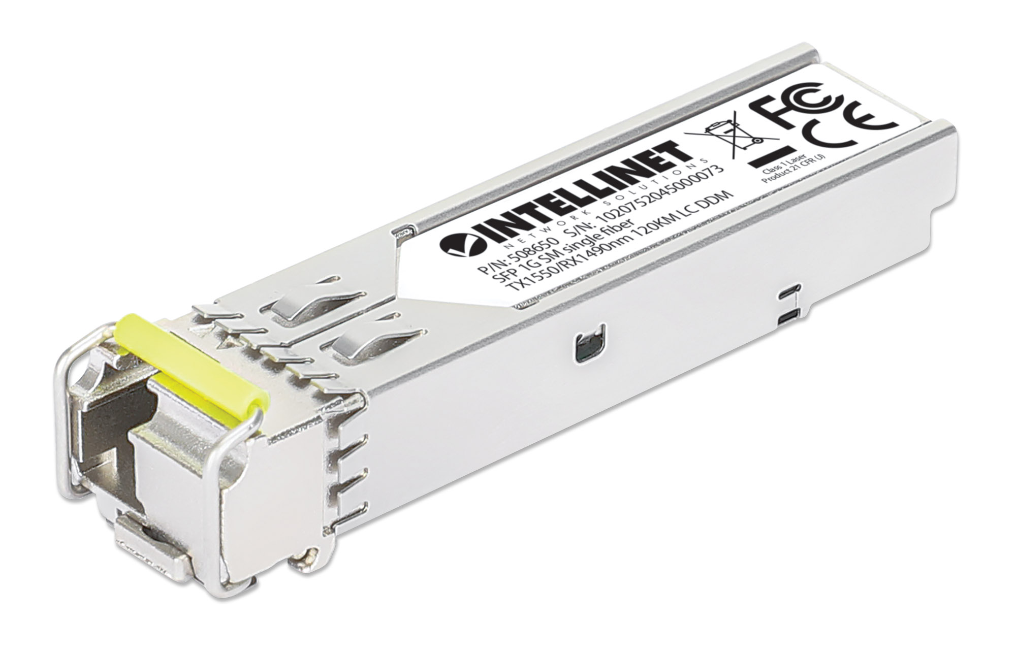 Transceiver SFP Fibra Ottica Monomodale LC 1000Base-BX Bidirezionale WDM