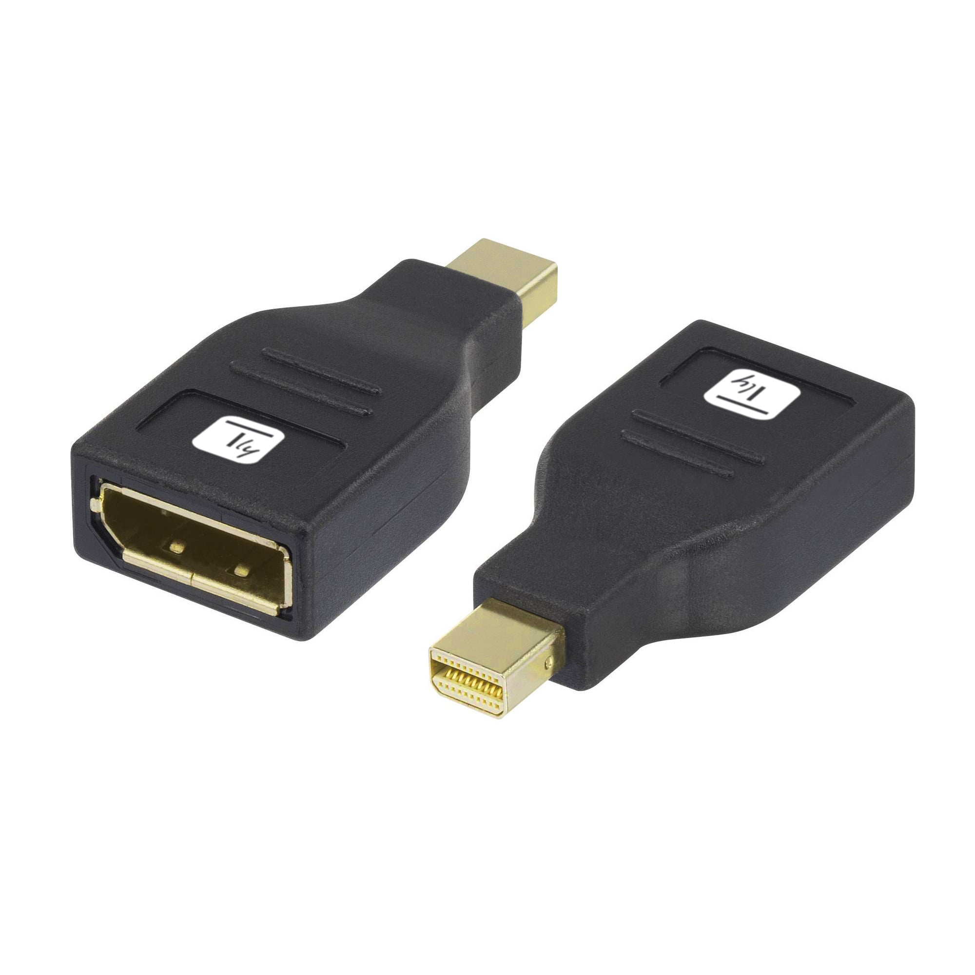 Adattatore Mini DisplayPort M (Thunderbolt)/DisplayPort F 4K Nero