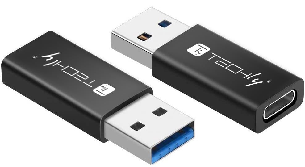 Adattatore Convertitore USB 3.2 USB A Maschio a USB-C™ Femmina Nero