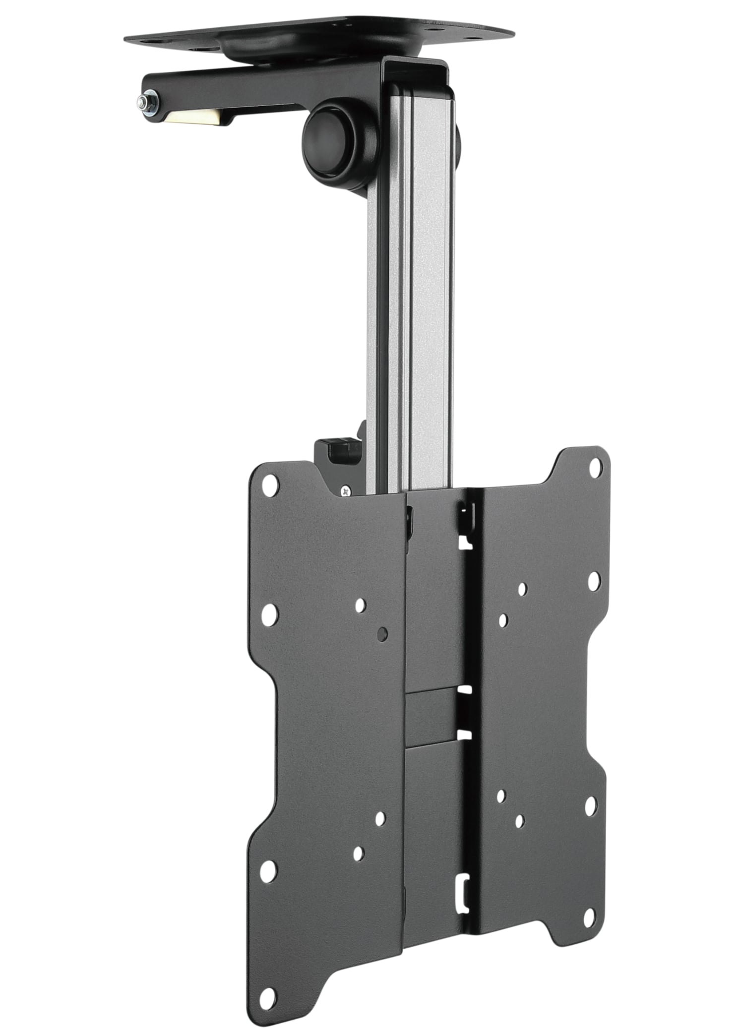 Staffa TV da Soffitto Dritto e Inclinato per TV LED/LCD 17''-37'' Nero