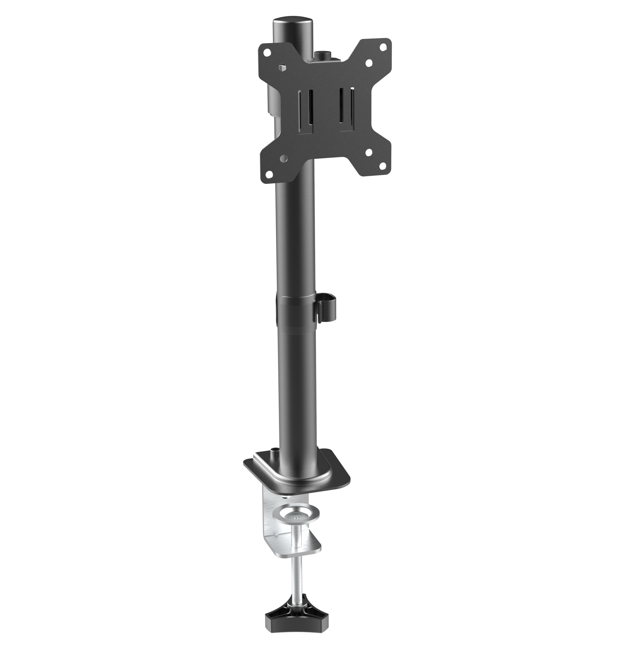 Supporto da Scrivania con Morsetto per Monitor 13-32'' Braccio Corto Inclinabile