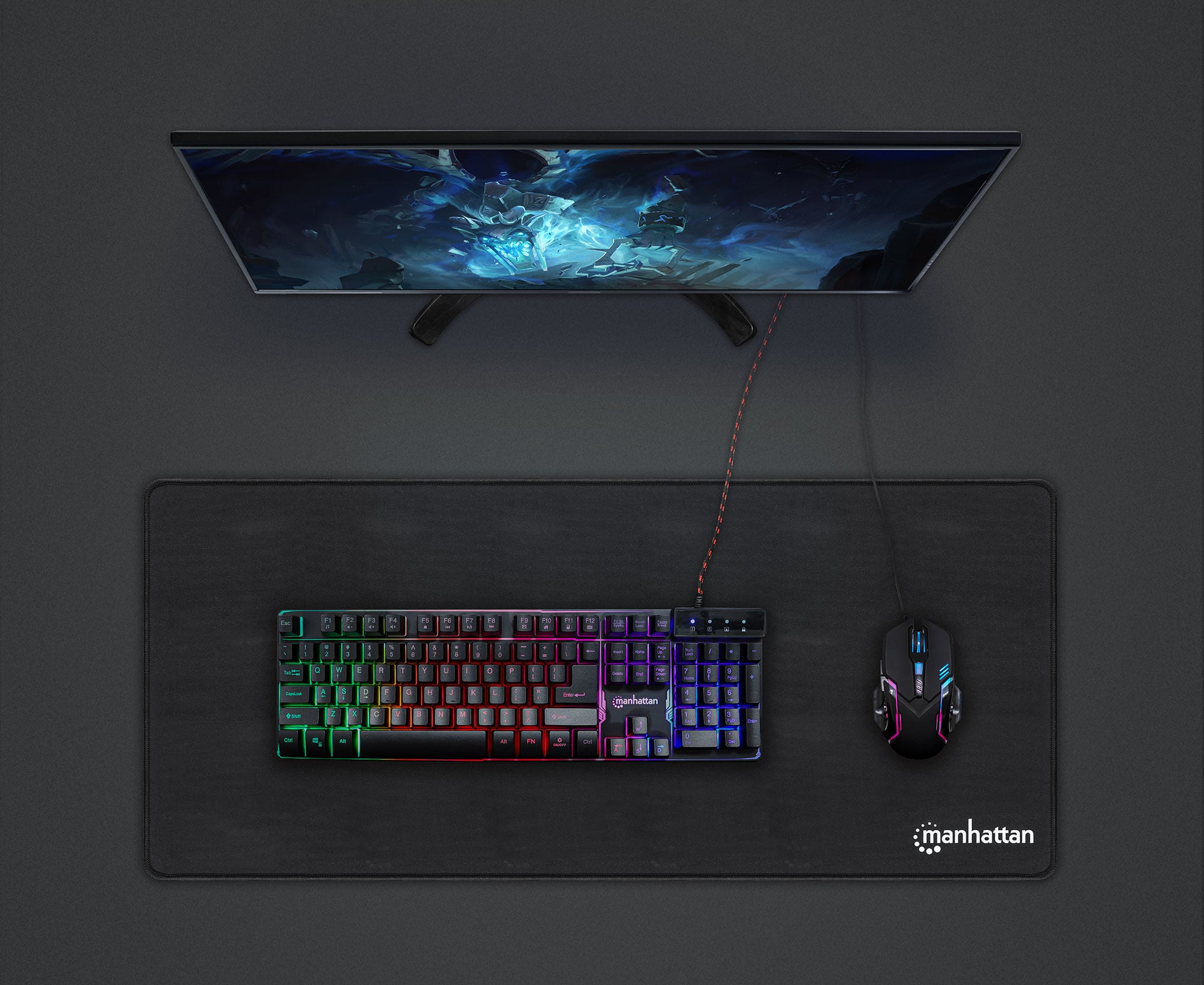 Tappetino Mouse Gaming XXL Standard Nero