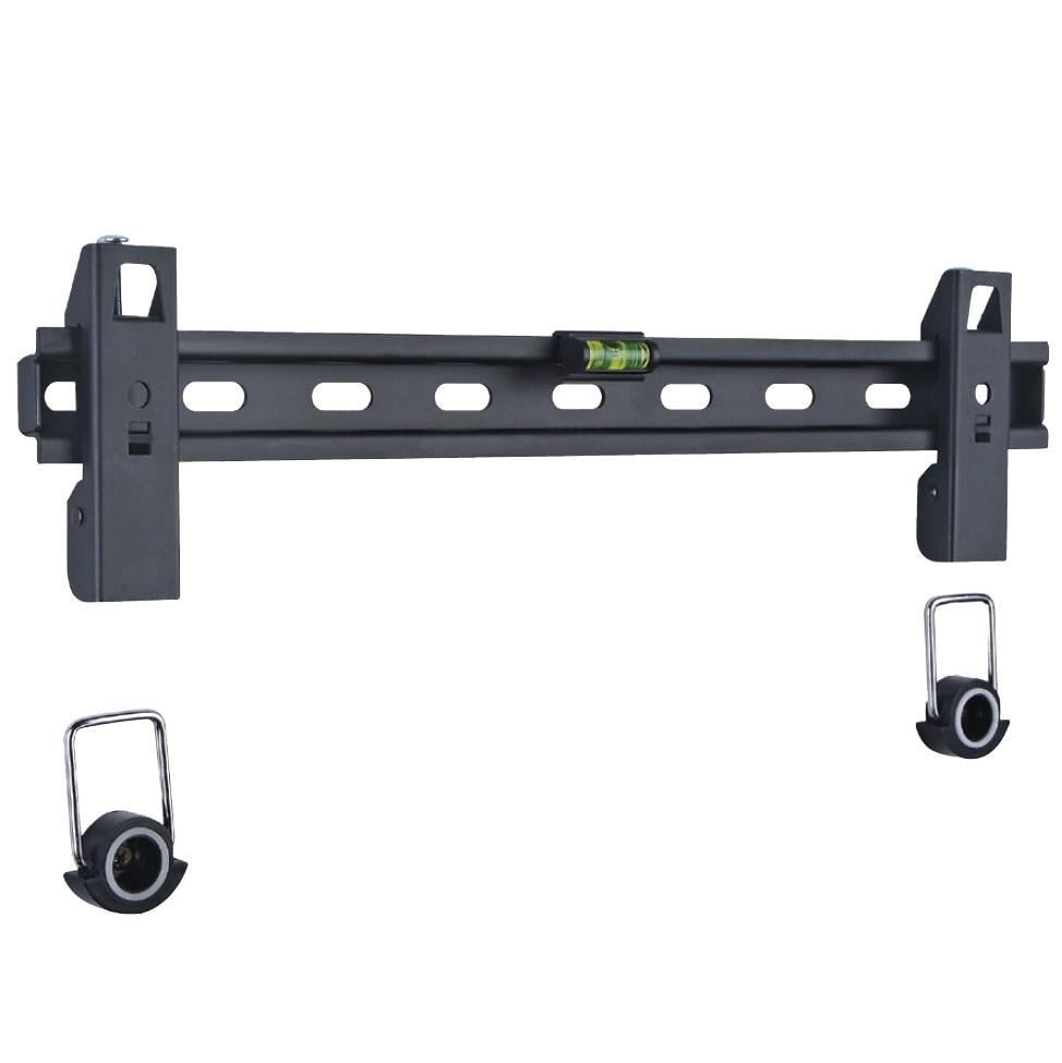 Staffa Muro Fissa Slim con Distanziali TV LED LCD 40-65'' Nero