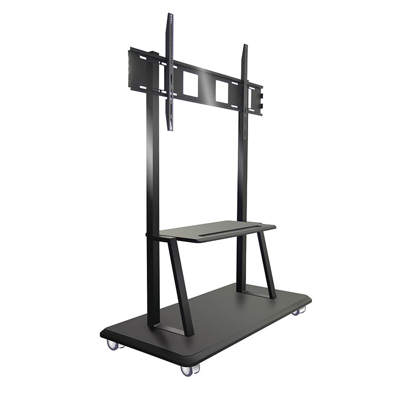Supporto a Pavimento con Mensola per TV LCD/LED/Plasma 55-120''
