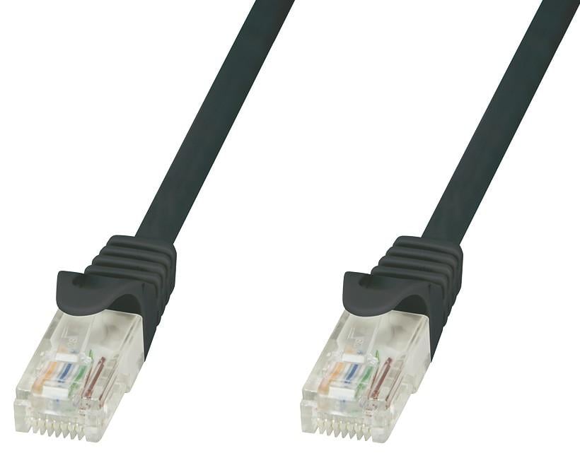 Cavo di rete Patch in CCA Cat.5E Nero UTP 5m