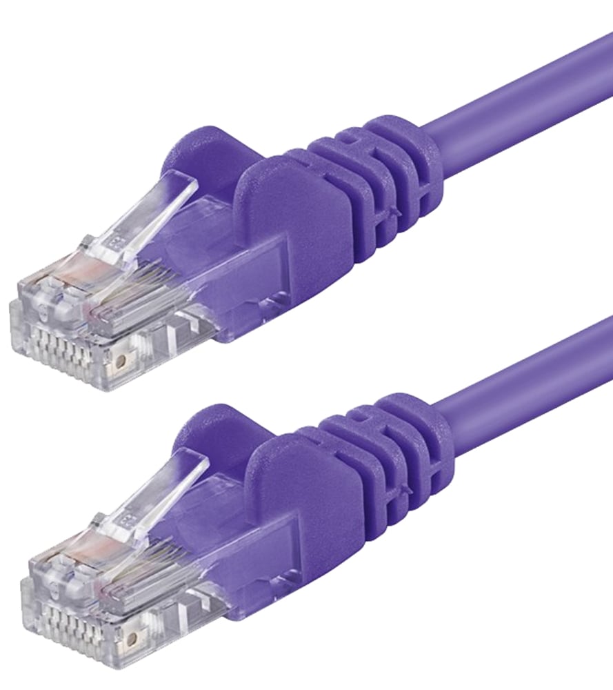 Cavo di rete Patch CCA Cat. 5e Viola UTP 10 mt