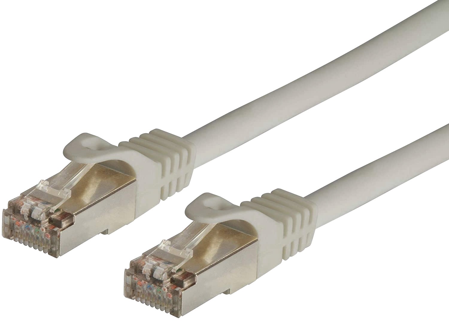 Cavo di rete Patch in CCA Schermato Cat. 6 Grigio F/UTP 0,5 m Bulk