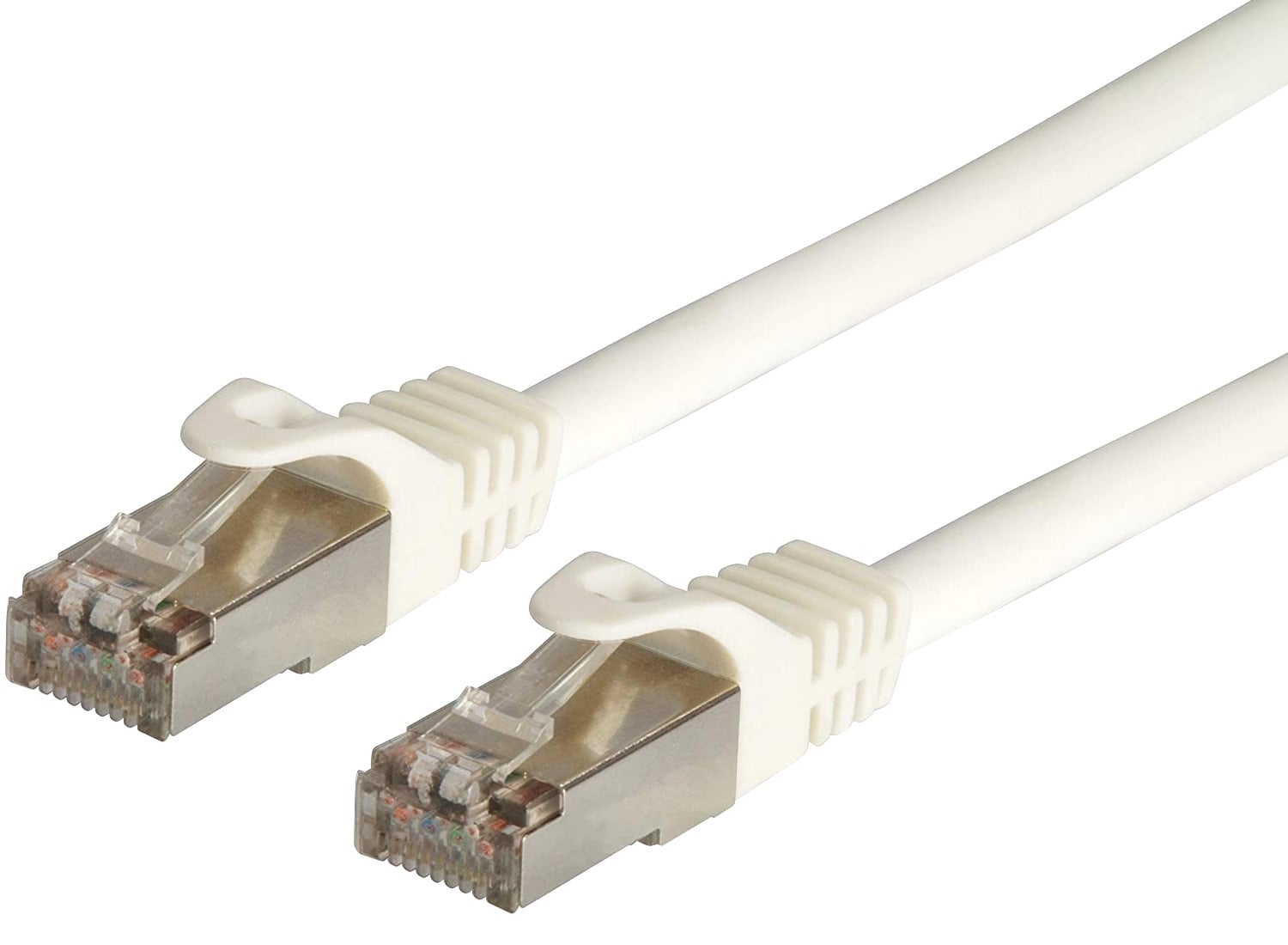 Cavo di rete Patch in CCA Schermato Cat. 6 Bianco F/UTP 2 m Bulk