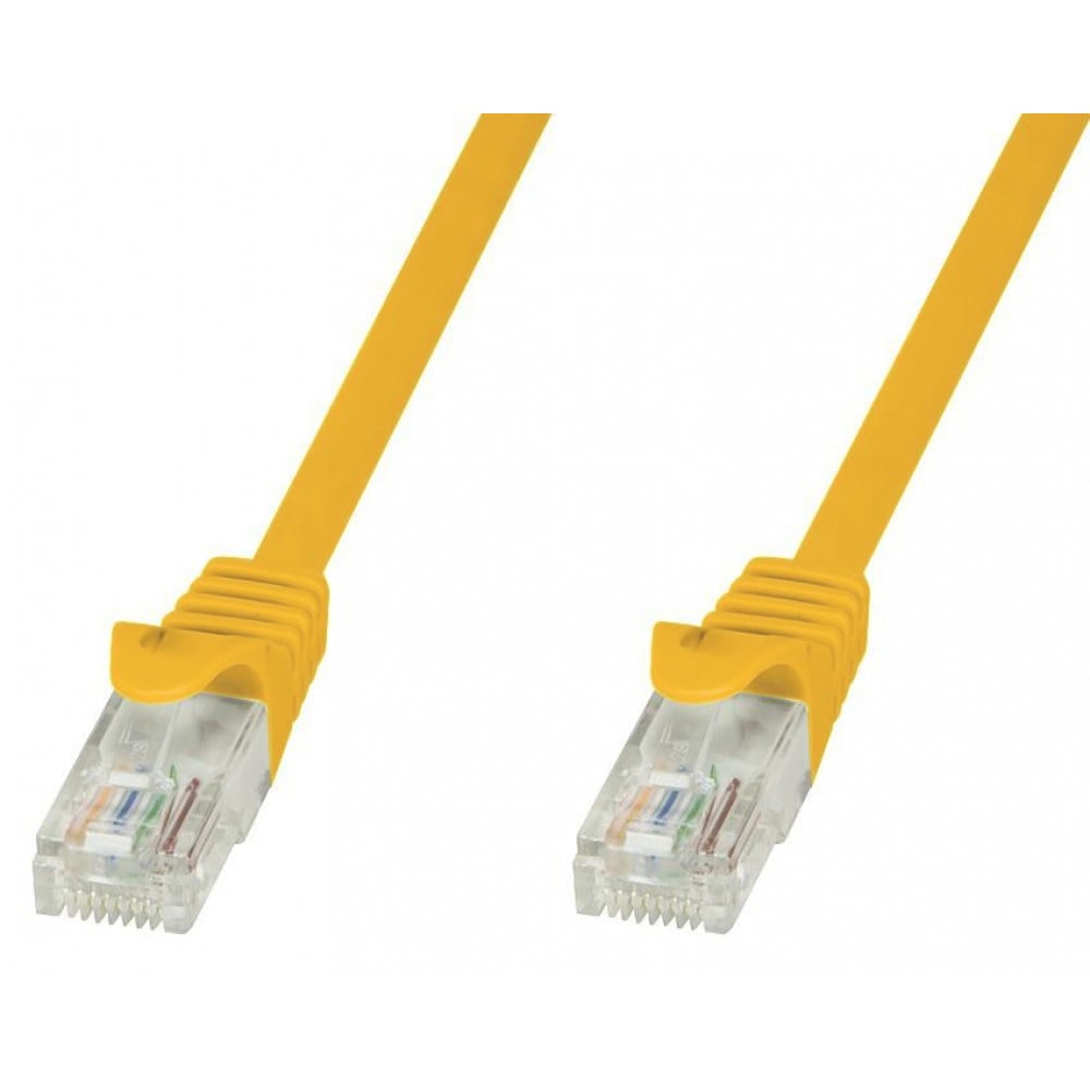 Cavo di rete Patch in CCA Cat.6 Giallo UTP 3 metri